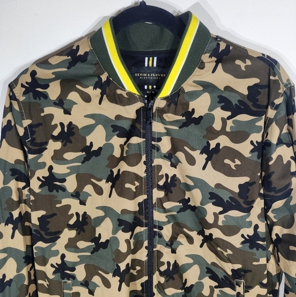 Denim & Flowers Camo Light Jacket - Picture 3 of 9